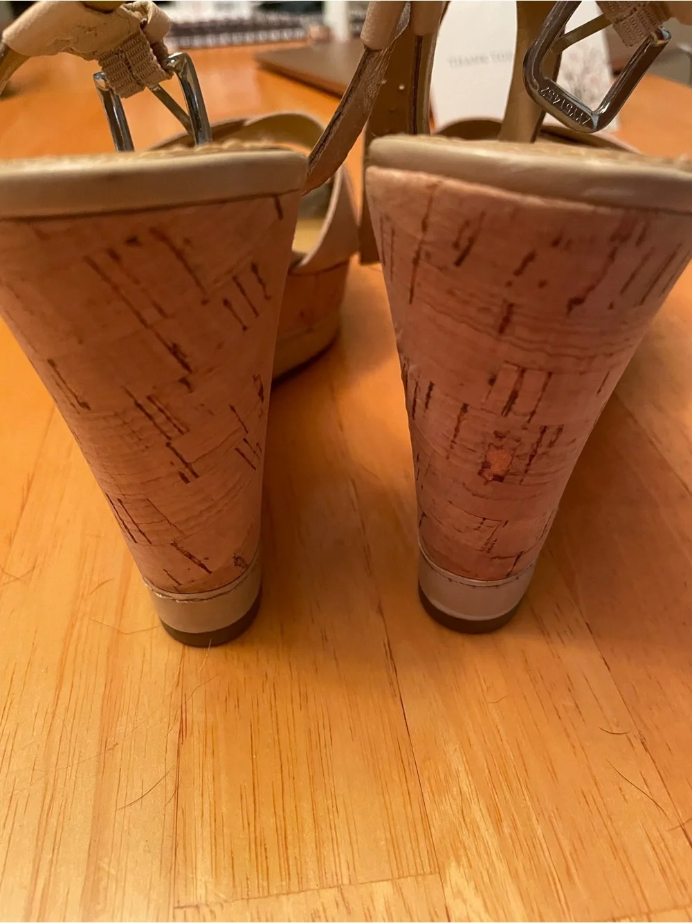 Franco Sarto cork wedge size 7